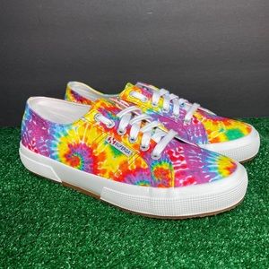 Superga 2750 Fabric Fan Tie Dye Sneakers Sz 8.5
